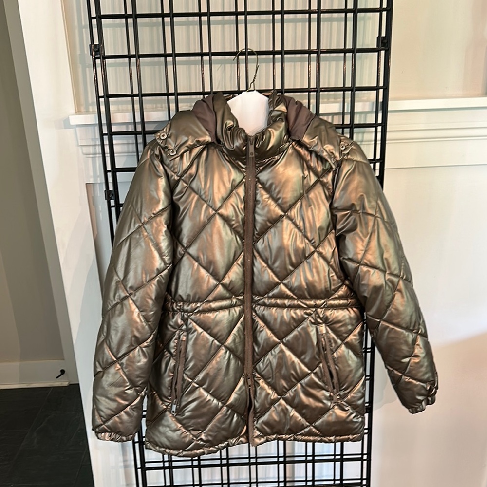 Gold Puffer Jacket